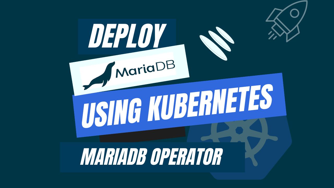 K8s mariadb